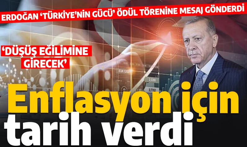 Son dakika... Cumhurbaşkanı Erdoğan enflasyon için tarih verdi: Düşüş eğilimine girecek