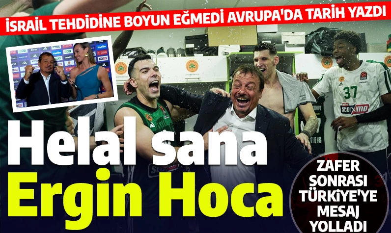Siyonist İsrail'i deviren Ergin Ataman'ın Panathinaikos'u Final Four biletini kaptı! Zafer sonrası Türkiye'ye mesaj yolladı