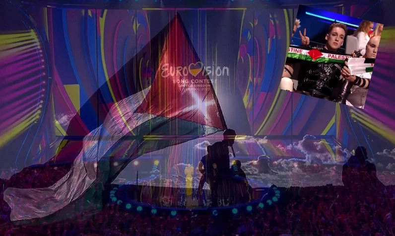 LGBT ve PKK paçavrasın onay: Filistin bayrağına yasak! Eurovision'da Gazze hazımsızlığı