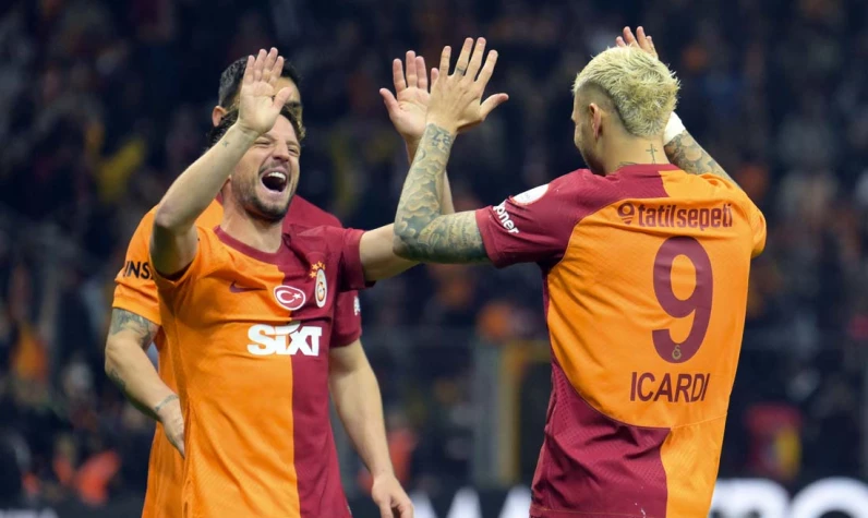 Galatasaray artık şampiyon gibi: 6 gollü şovla 96 puana ulaştılar