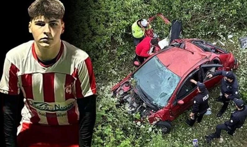 Genç futbolcu Yunus Emre Savaş trafik kazasında hayatını kaybetti!