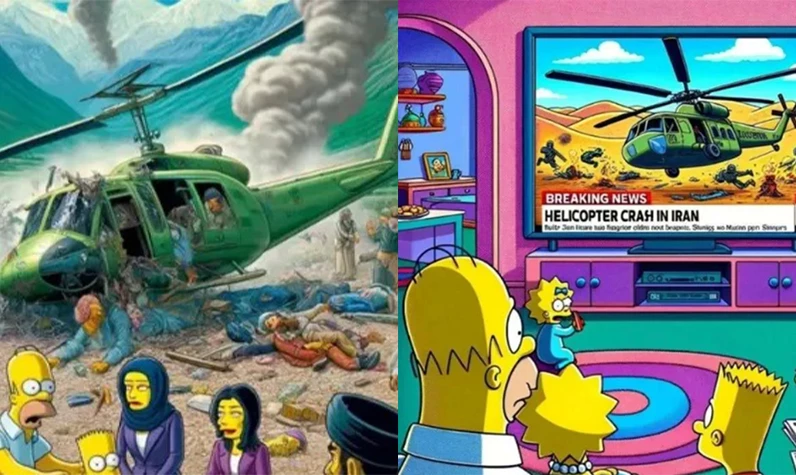 Simpsonlar İran'daki helikopter kazasını bildi mi? Son tahminleri dehşete düşürdü!