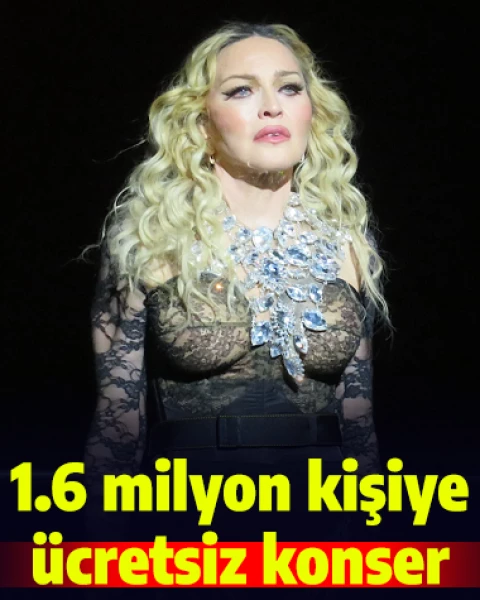 Ünlü şarkıcı rekor kırdı! 1.6 milyon kişinin katıldığı ücretsiz konserde tarih yazdı!