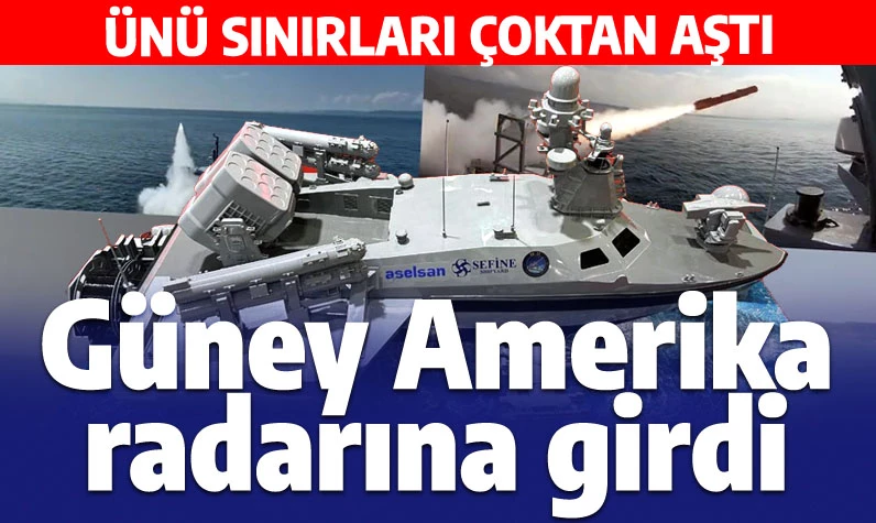 MARLIN SİDA Güney Amerika radarına böyle girdi: Türklerin tasarladığı otonom saldırı gemisi