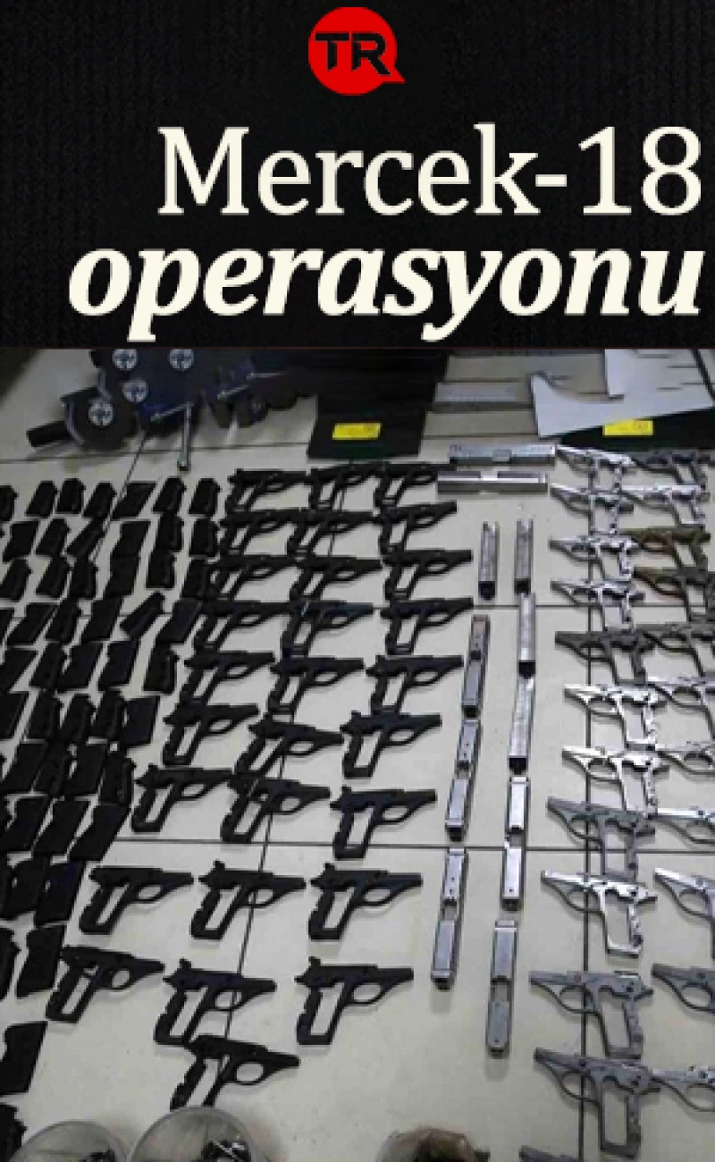 Silah kaçakçıları MERCEK-18 operasyonuyla kıskıvrak yakalandı: 121 ruhsatsız tabanca ele geçirildi!
