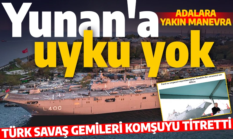 Türk savaş gemisi komşunun uykularını kaçırdı: 8 denizaltı, 100 gemi, 39 uçak, 16 helikopter, 28 İHA! Savaşa gider gibi tatbikat...