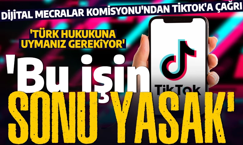 TikTok Türkiye'de kaptılıyor mu? TBMM Dijital Mecralar Komisyonu Başkanı açıkladı: Türkiye'de bu işin sonu yasak!