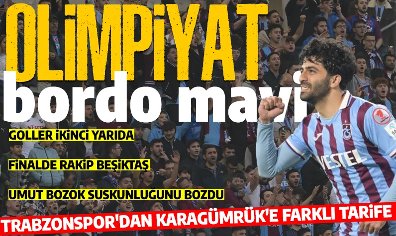 Son dakika... Trabzonspor, Ziraat Türkiye Kupası'nda finalde