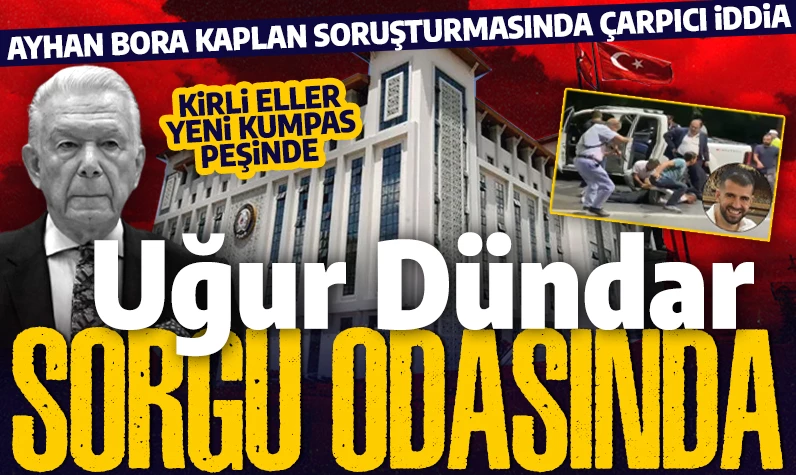 Ankara Emniyeti'nde neler oluyor? Kirli eller yeni kumpas peşinde: Ayhan Bora Kaplan soruşturmasında 'Uğur Dündar' detayı!