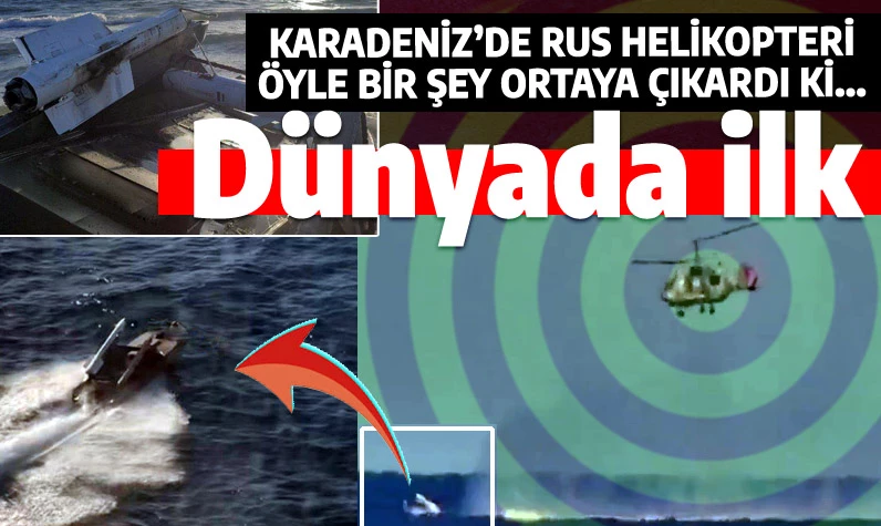 Şeytanın aklına gelmez: Hava savunma füzesini deniz robotundan ateşlediler