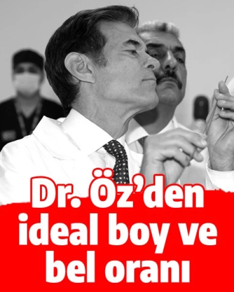 Ünlü doktor Mehmet Öz'den herkes için sağlık testi: Eğer bel çevreniz boyunuzun yarısı ise..