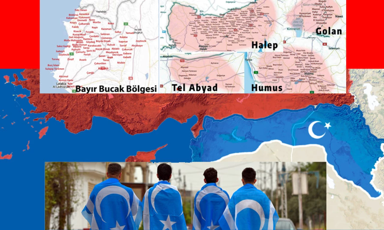 Rojava'yı dayatan Türkmeneli'ni görür: Suriye'de Türklerin nüfusu 5,5 milyon! Lazkiye'den Kamışlı'ya özerk bölge haritası masada