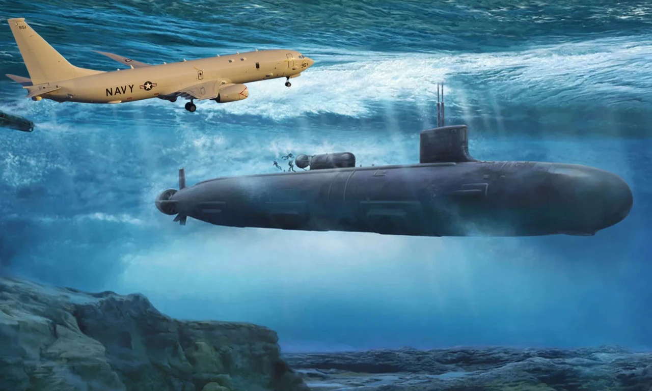 Tehlikeli yakınlaşma! Düşman denizaltısını takip ederken yasak bölgeye girdi!