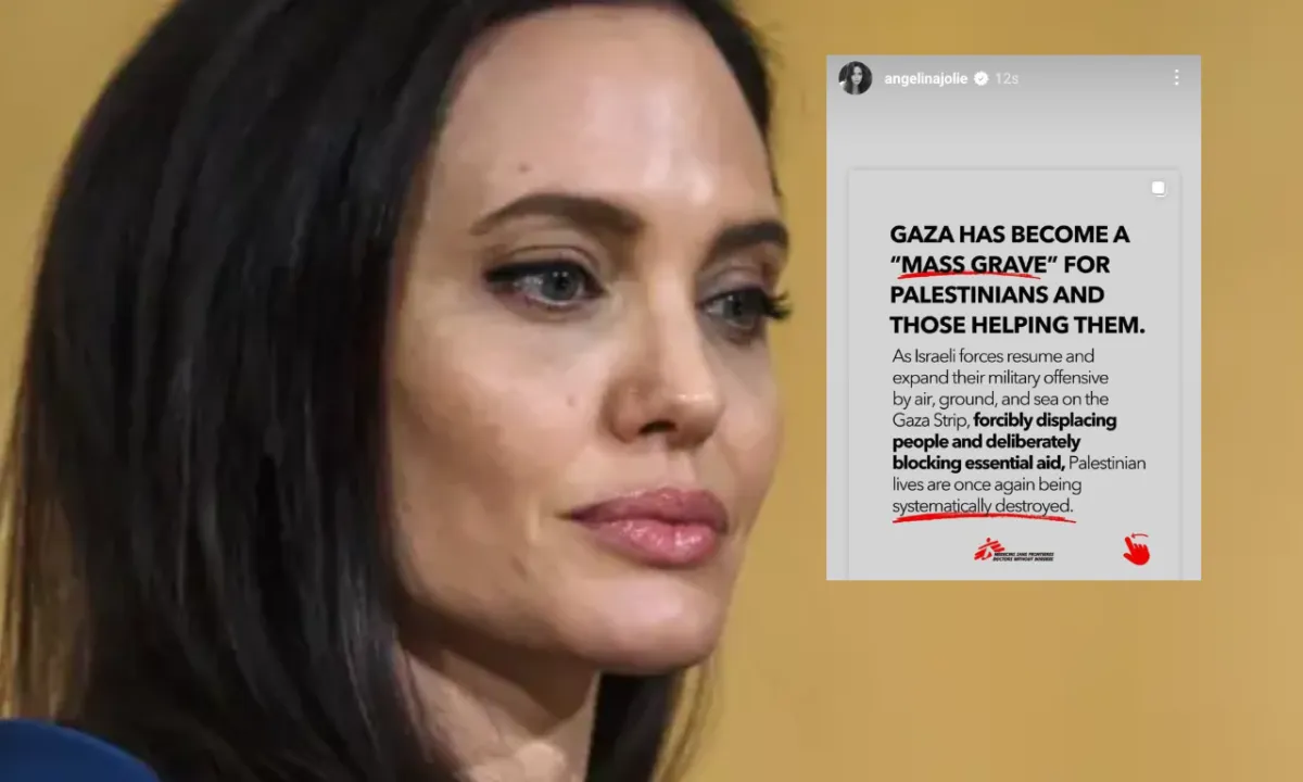 Gazze için konuştu, dünya sallandı: Angelina Jolie’den tarihi açıklama