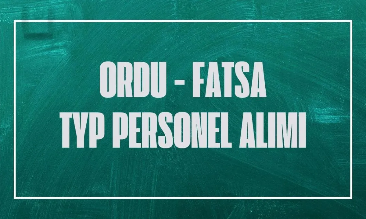 İŞKUR Ordu Fatsa TYP kura sonuçları isim listesi