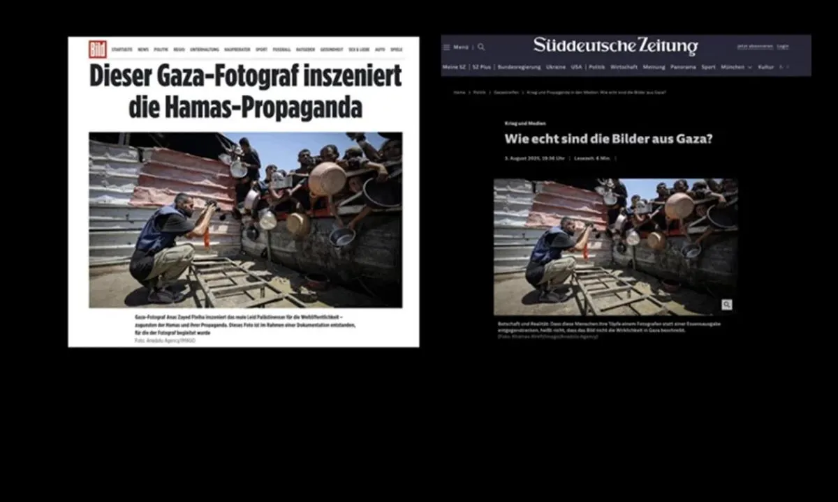 Batı hala gözünü kapatıyor! Alman medyası soykırımı belgeleyen muhabirleri hedef alarak İsrail’i aklamaya çalıştı!