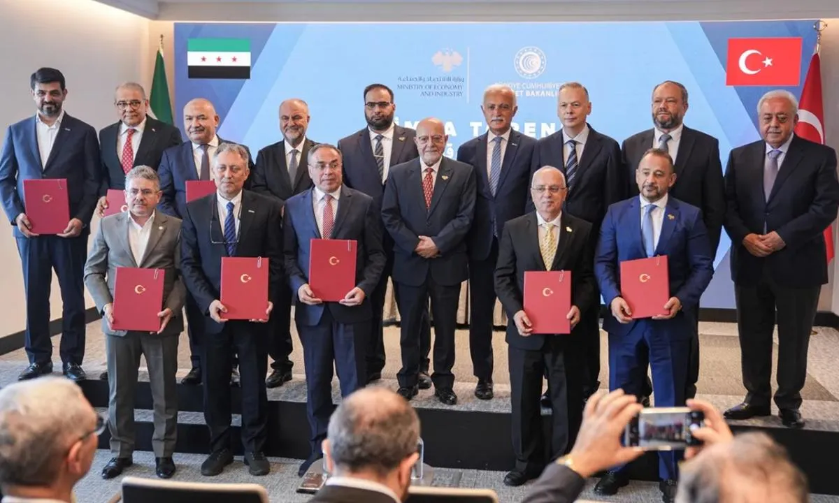 Türkiye ile Suriye arasında ekonomik iş birliğinde yeni dönem: 10 mutabakat zaptı imzalandı