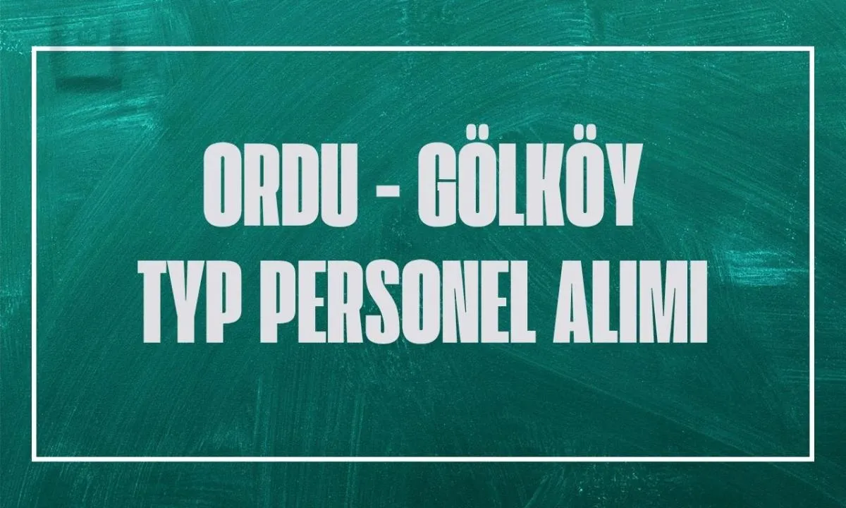 İŞKUR Ordu Gölköy TYP kura sonuçları isim listesi