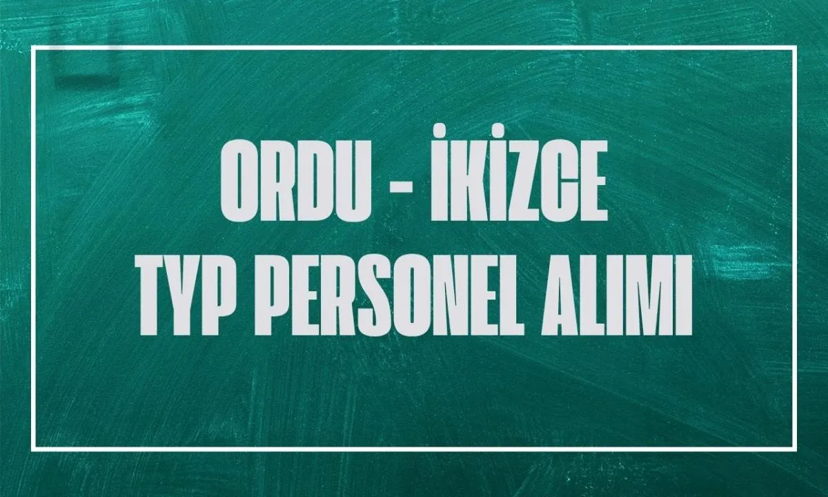 İŞKUR Ordu İkizce TYP kura sonuçları isim listesi