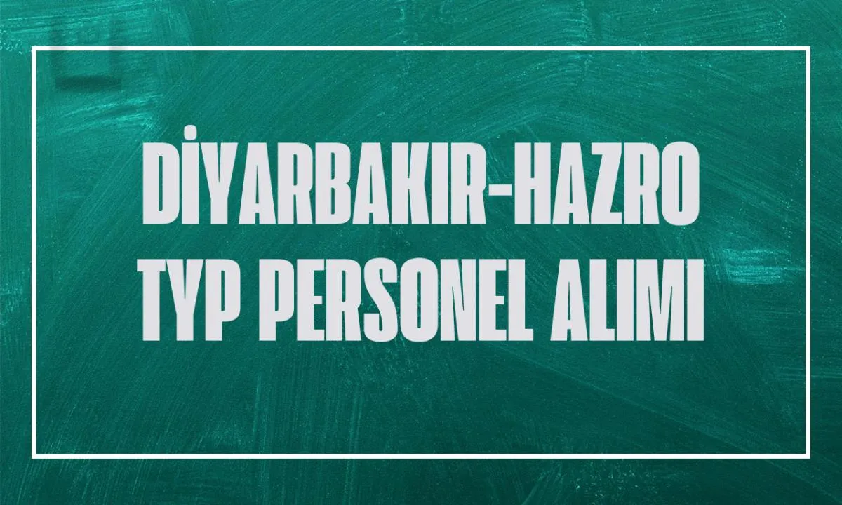 İŞKUR Diyarbakır Hazro TYP kura sonuçları isim listesi