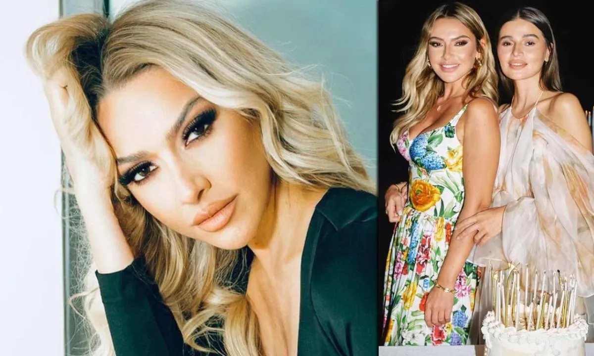 Hadise'nin gözü döndü! Kız kardeşinin doğum gününde pastayı tek başına bitirecekti! İşte o fotoğraf