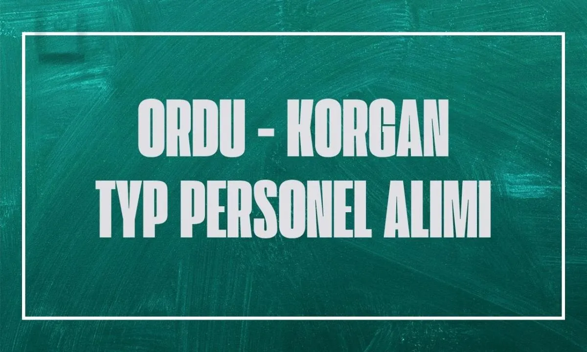 İŞKUR Ordu Korgan TYP kura sonuçları isim listesi