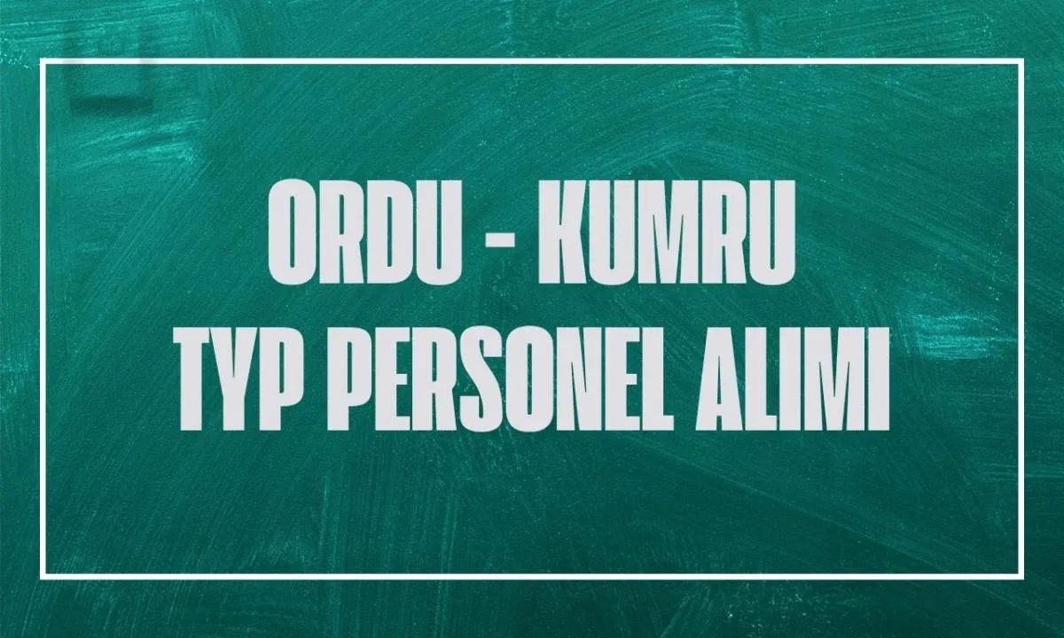 İŞKUR Ordu Kumru TYP kura sonuçları isim listesi