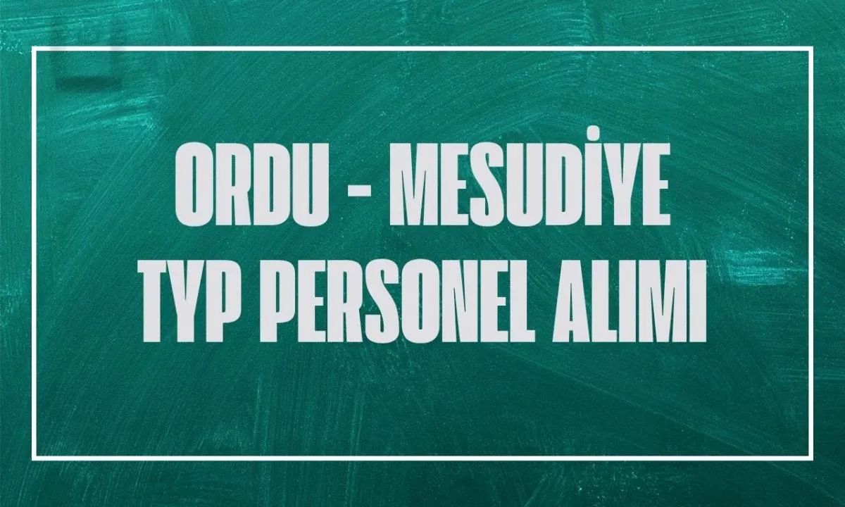 İŞKUR Ordu Mesudiye TYP kura sonuçları isim listesi
