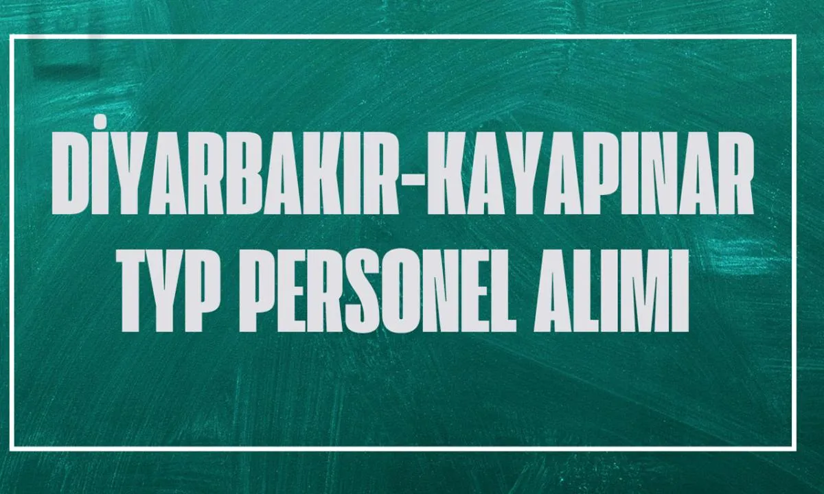 İŞKUR Diyarbakır Kayapınar TYP kura sonuçları isim listesi