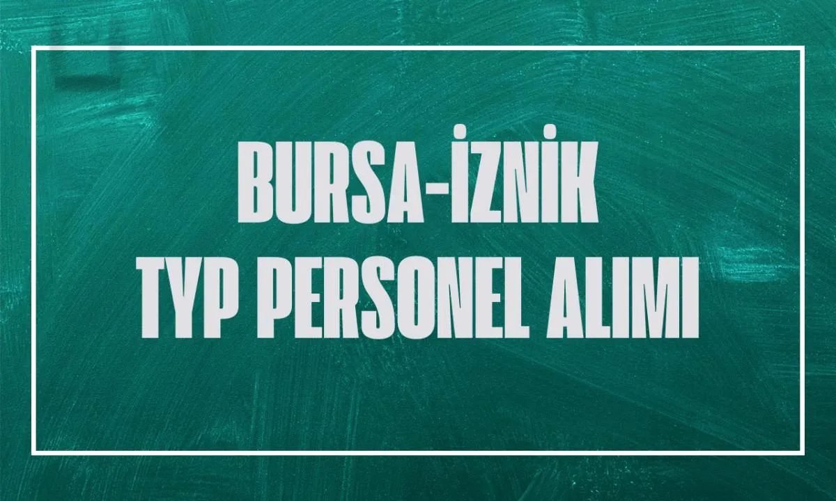 İŞKUR Bursa İznik TYP Kura Sonuçları İsim Listesi