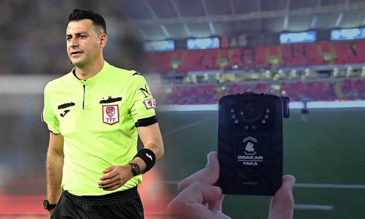 TFF'den devrim niteliğinde bir karar! Hakemlere yaka kamerası!
