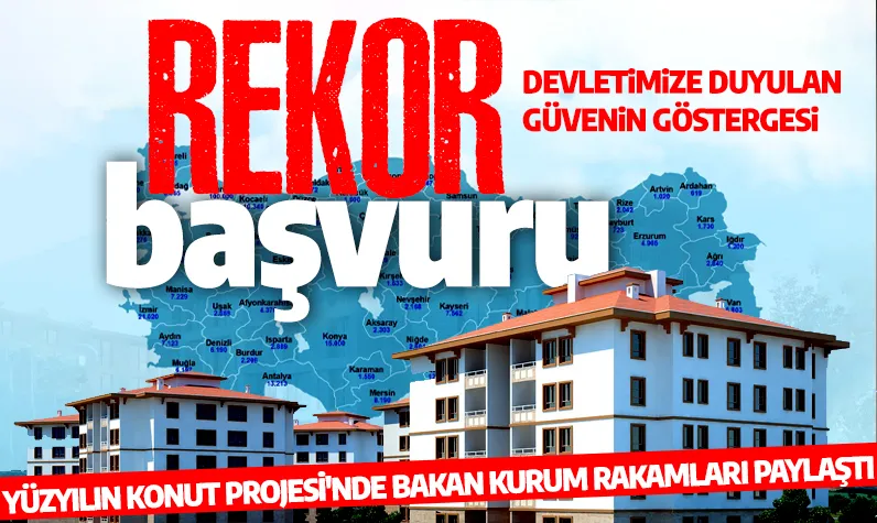 Bakan Kurum açıkladı! Rekor kırdı: 500 bin sosyal konut projesine ilk gün başvuran kişi sayısı dudak uçuklattı!