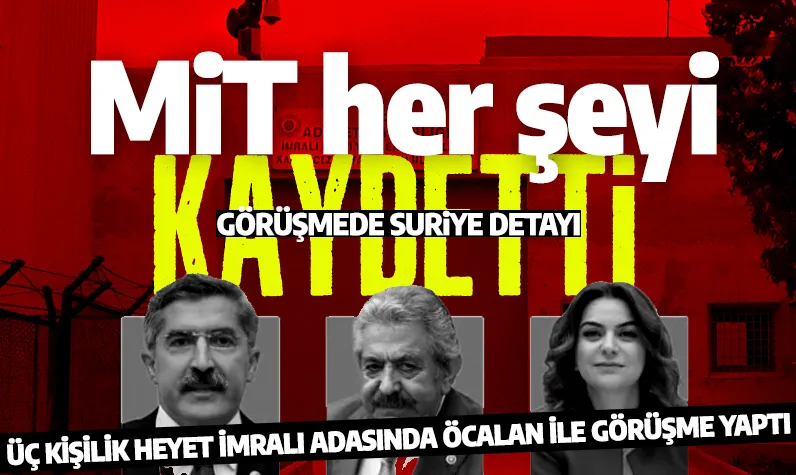 Komisyon heyeti İmralı'ya gitti: TBMM'den görüşmeye ilişkin açıklama: Suriye'de YPG için mutabakat beyanı alındı!