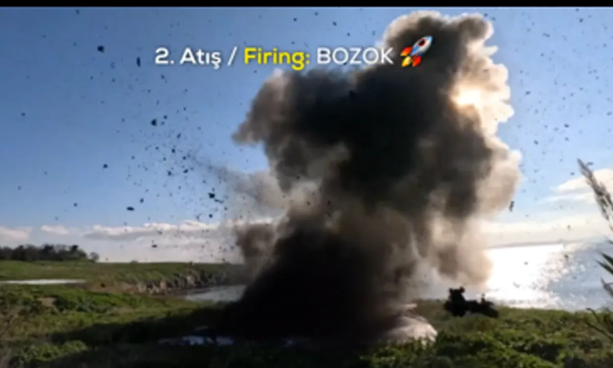 AKINCI’dan gövde gösterisi: Milli mühimmat hedefi yok etti