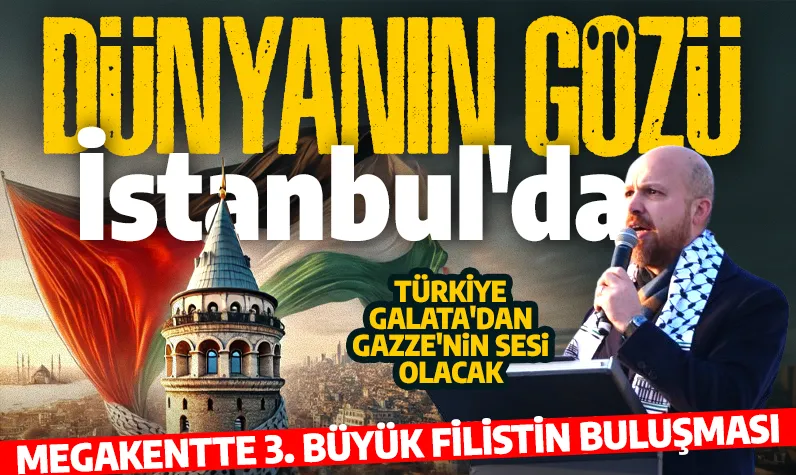 CANLI|Yüz binler Galata’da! İstanbul'da Gazze için 3. büyük buluşma: Megakent insanlığın sesi olacak