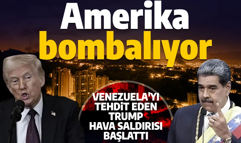 Son dakika: ABD ordusu Venezuela'nın başkenti Caracas'ta bir limanı vurdu