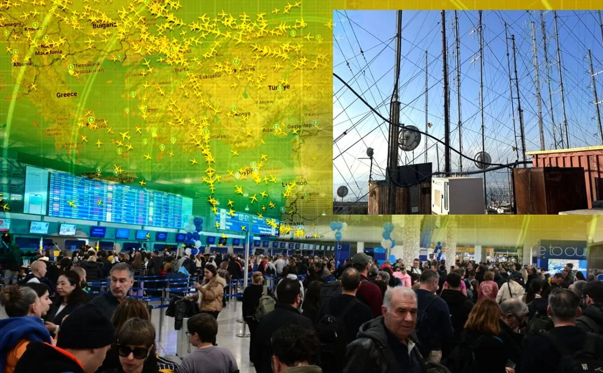 Yunanistan tüm sistemi çökerten silahı bulmaya çalışıyor: Attika'da merkez antene kim saldırdı? Bilinmeyen verici nerede?