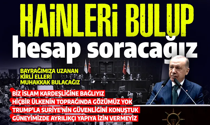 Cumhurbaşkanı Erdoğan: Bayrağa saldırının hesabı sorulacak!