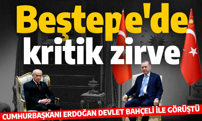 Son dakika: Cumhurbaşkanı Erdoğan - Bahçeli görüşmesi sona erdi