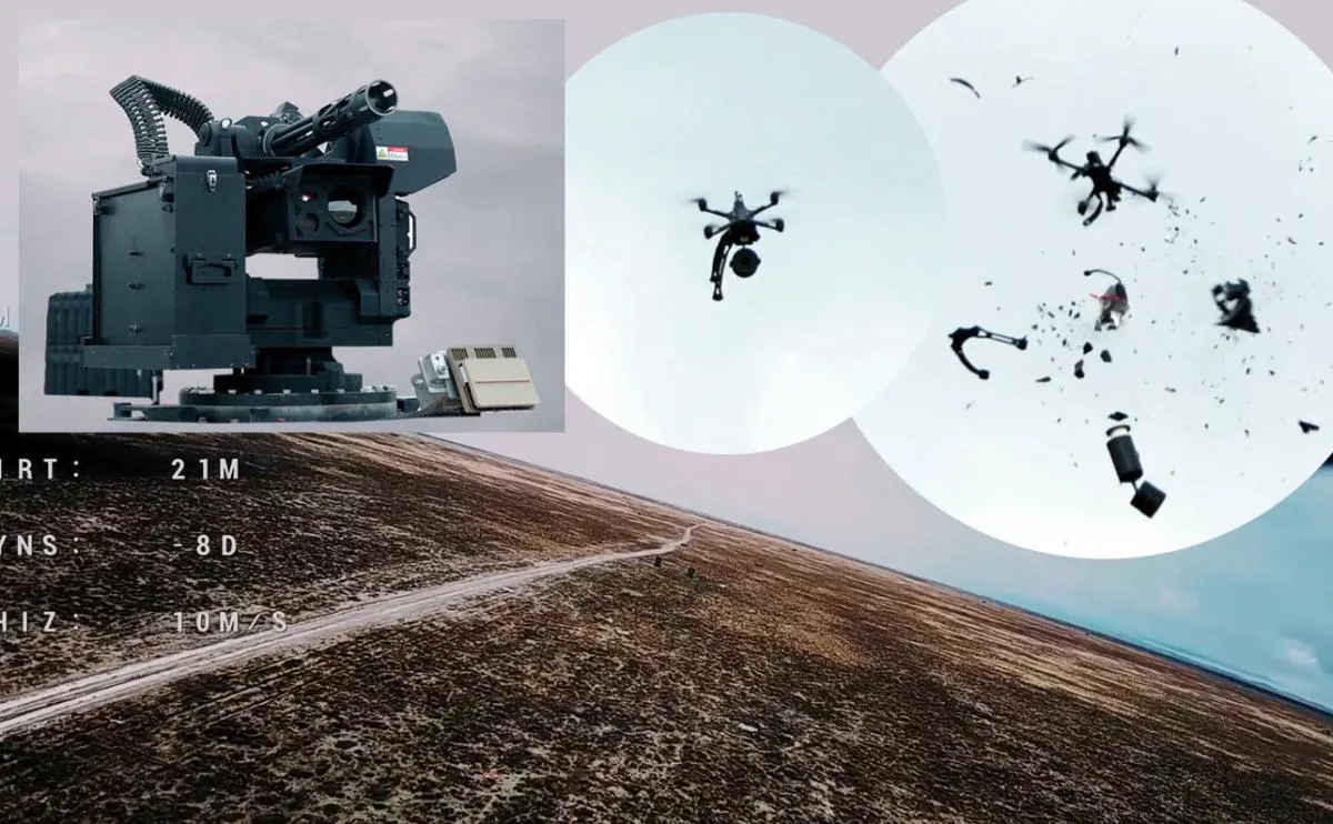 Türk anti-dron silahlarına bir yenisi daha eklendi: M134, uçan cismi düşürmek için dakikada 3000 mermi harcıyor