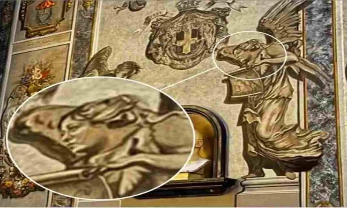 İtalya'daki restorasyon tartışmalara yol açtı! Melek değil Meloni