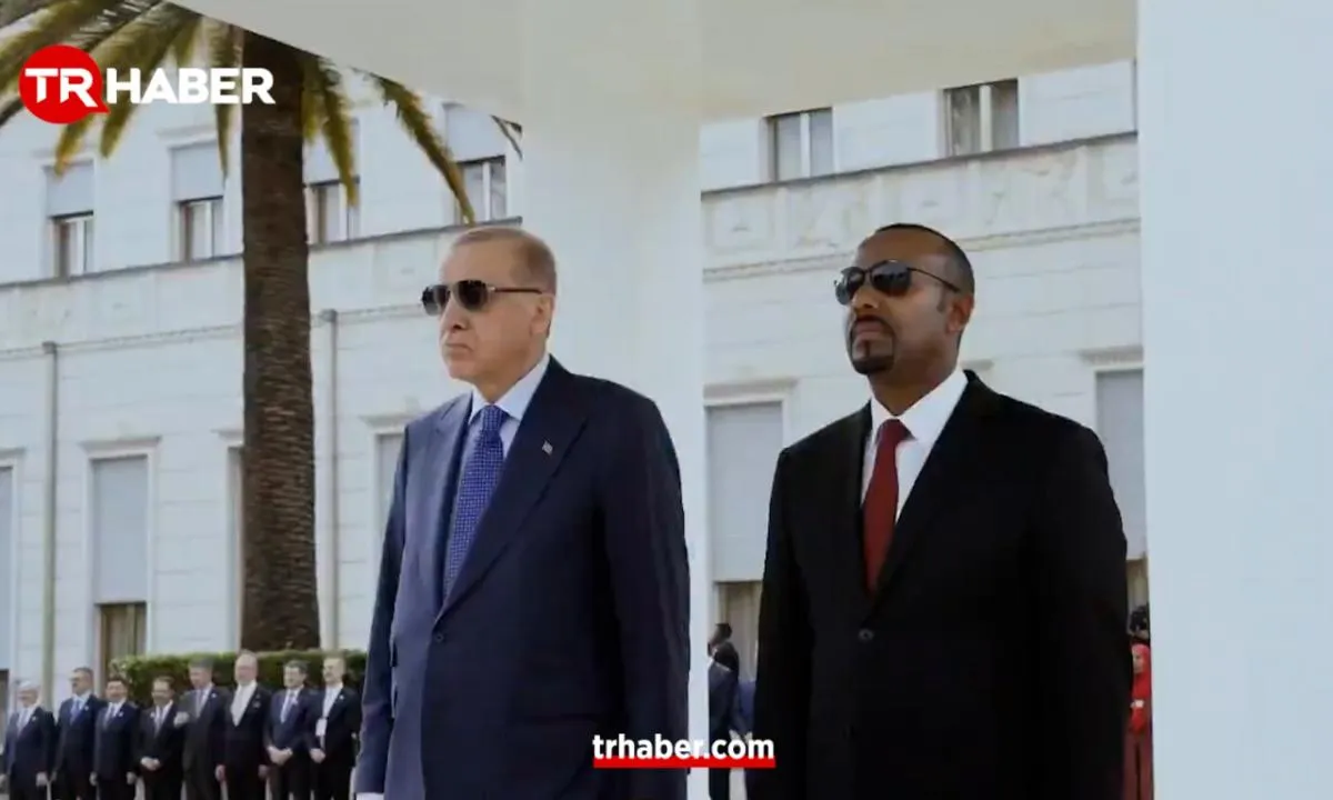 Etiyopya Başbakanı Abiy Ahmed Ali'nin paylaşımı! Cumhurbaşkanı Erdoğan’ın ziyaretinden öne çıkan anlar!  