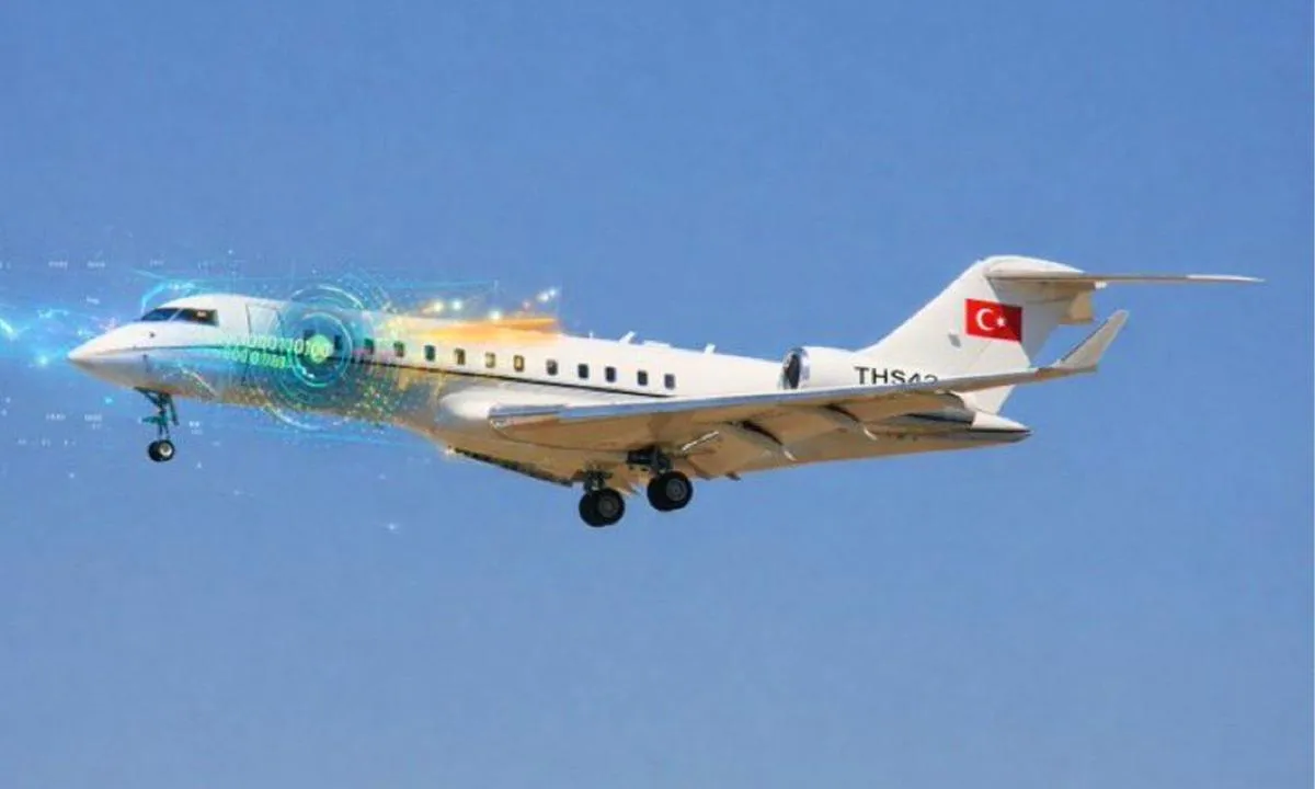 Ankara'da tarihi anlar! İki adet yerli HAVA SOJ uçağı başkent semalarında