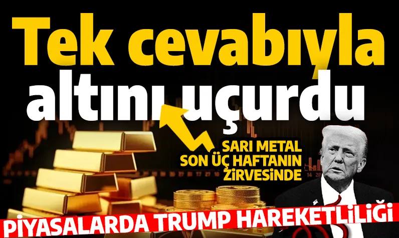 Trump'ın tek bir cevabı altın fiyatlarını uçurdu! Sarı metalden yeni rekor: 21 Şubat altın fiyatlarında son durum...