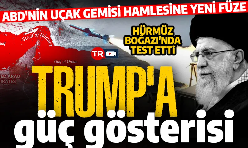 Trump uçak gemisi gönderdi Tahran'dan güç gösterisi gecikmedi! İran yeni silahını dünyaya tanıttı!