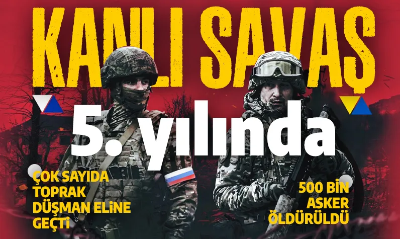 Kanlı savaş 5. yılında! 500 bin asker öldürüldü! Çok sayıda toprak düşman eline geçti