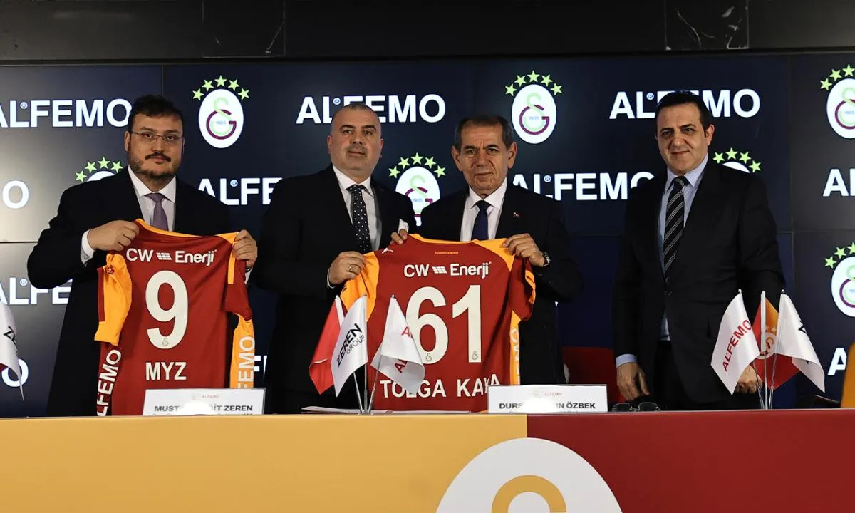 Alfemo, Galatasaray ile forma sponsorluğu anlaşmasına imza attı