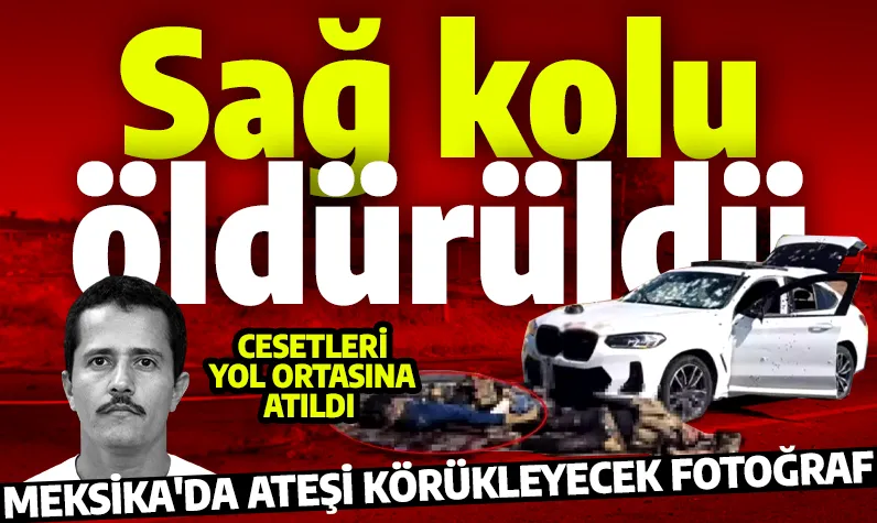 Bu fotoğraf Meksika'da ateşi körükleyecek! El Mencho'nun ardından sağ kolu da öldürüldü