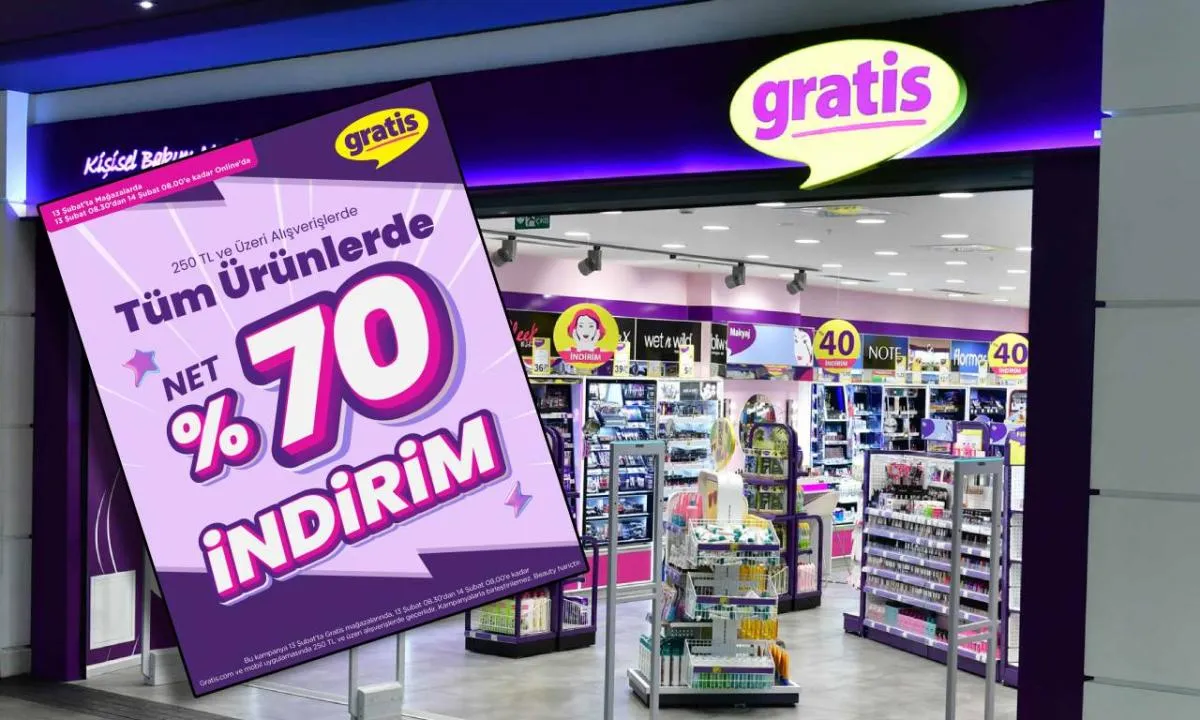 14 Şubat'ta Gratis indirimi var mı İnternette ve uygulamada indirim bitti mi